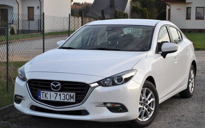Mazda 3 cena 68800 przebieg: 90000, rok produkcji 2018 z Tarnobrzeg małe 781